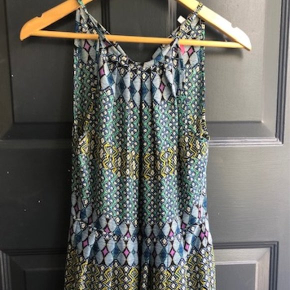 Collective Concepts Dress - Med, Sleeveless, Multi-color print, Mid-length - Picture 1 of 8